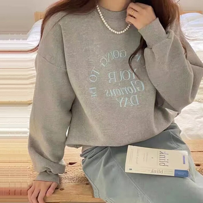 메이킹유 긴팔티셔츠 루즈핏 라운드넥 캐주얼 데일리 1633글로시아맨투맨 메이킹유 긴팔티셔츠 루즈핏 라운드넥 캐주얼 데일리 1633글로시아맨투맨