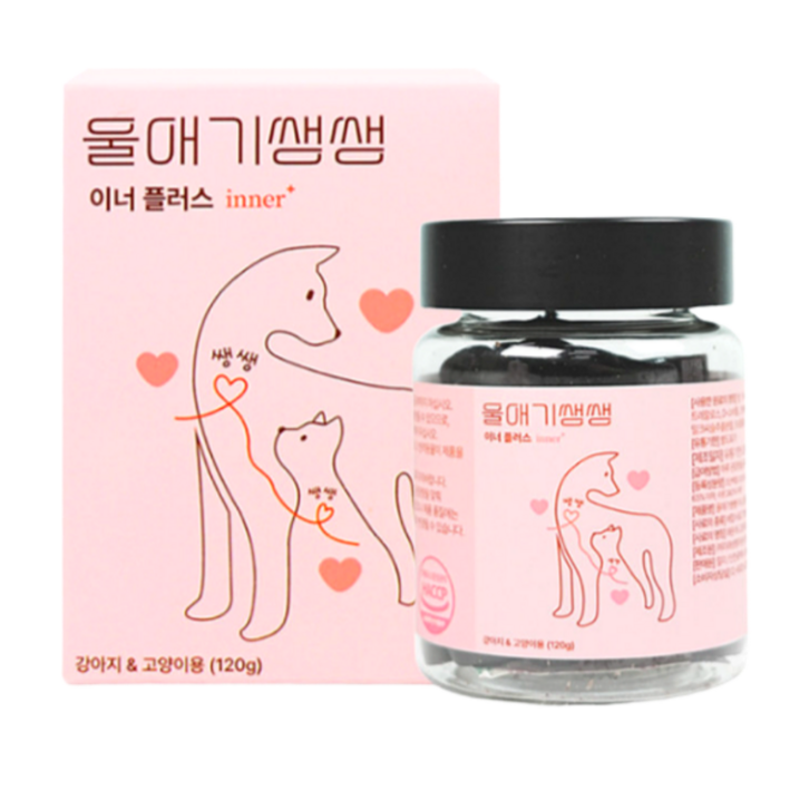 울애기쌩쌩 이너플러스 반려동물 종합영양제 기관지 심장 신장 간 케어