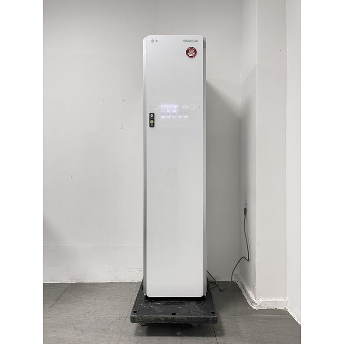 903 엘지 중고스타일러 3구 스팀 건조기능 의류관리기 옷걸이포함 화이트