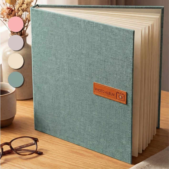 행복한순간 네컷 앨범 인생 사진첩 접착식 사진앨범