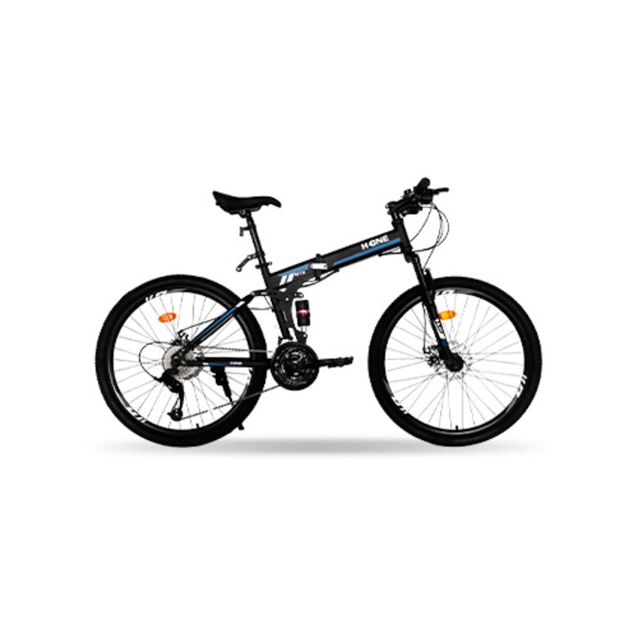 [에이치원] 26인치 입문용 MTB 자전거 27단 변속 입문용 자전거, 접이식 MTB(철제), 1개