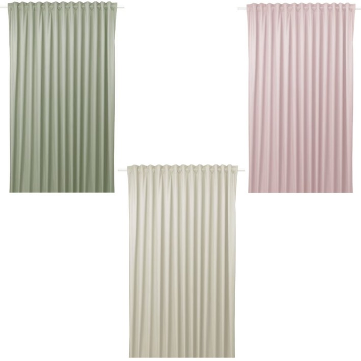 이케아 암막커튼 210x250 한장 라미네이트패브릭 벵타