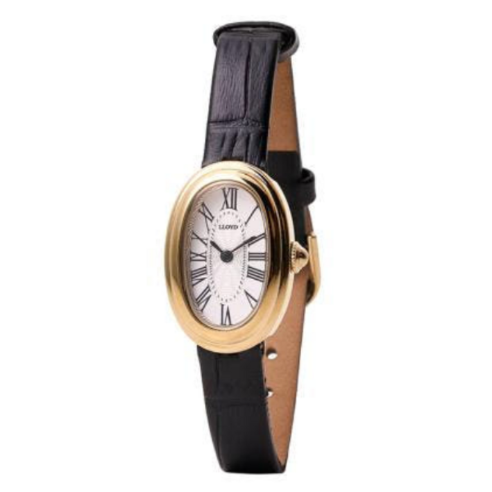 로이드 어썸 오벌 시계 블랙 크로크 LL2G25803XGB