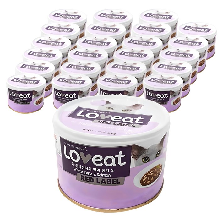 사조러브잇 고양이 레드라벨 간식캔