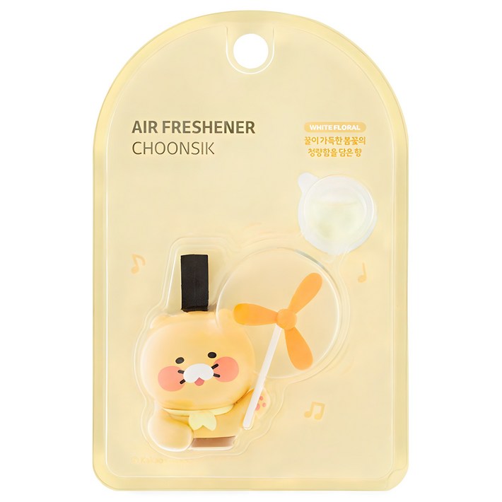 카카오프렌즈 바람개비 차량용 방향제 춘식이