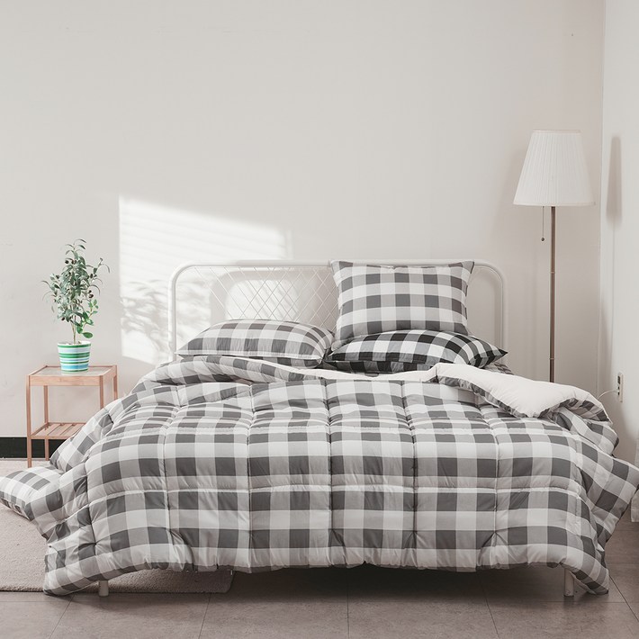 퓨어이즈룸 클래식 제니체크 마이크로 워싱 차렵이불