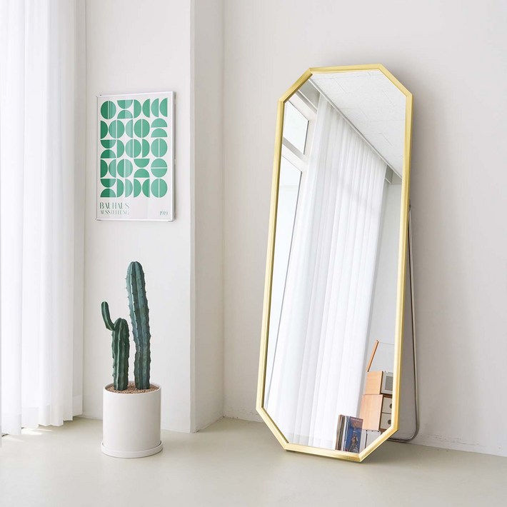 에이스홈 코코 팔각 와이드 스탠드 전신거울