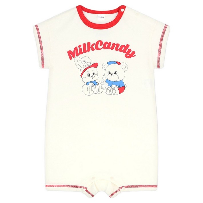 MilkBaby 유아용 꼬꼬마롬퍼 우주복
