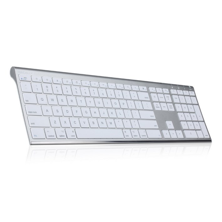 맥컬리 울트라 슬림 RF 무선 알루미늄 일반형 키보드, 그레이 화이트, RFACEKEY 맥컬리 울트라 슬림 RF 무선 알루미늄 일반형 키보드, 그레이 화이트, RFACEKEY