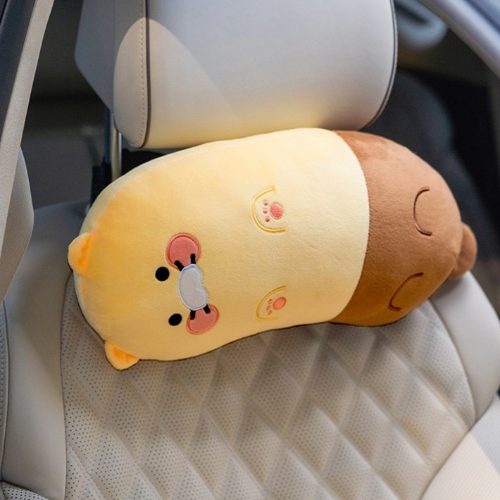 카카오프렌즈 발라당 차량용 목쿠션