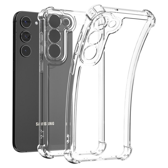 굿밸류 크리스탈 에어 젤리 쿠션 휴대폰 케이스 2p