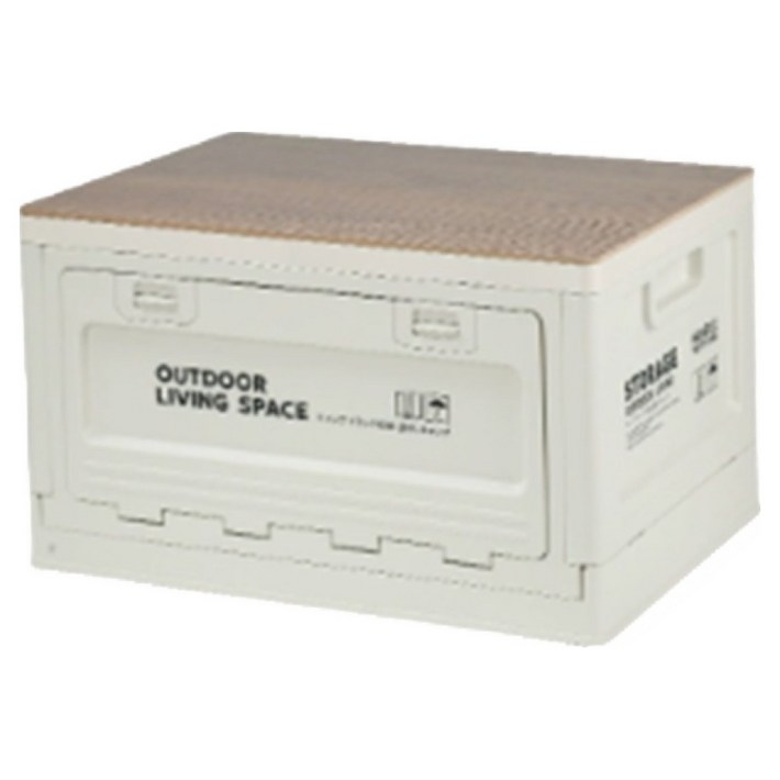 접이식 수납 보관함, 화이트, 1개