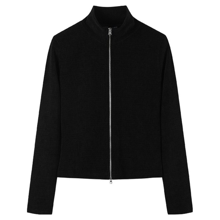 탑텐 여성용 셔닐 코듀로이 하이넥 집업 MSE4TC2016