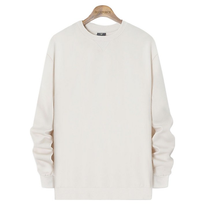 블루포스 커쿨텐 맨투맨 무지 긴팔 티셔츠