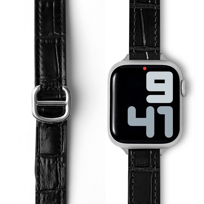애플워치 호환 디버클 슬림 가죽 스트랩