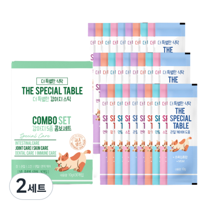 더특별한식탁 강아지 짜먹는 간식, 오리고기맛, 연어맛, 명태맛, 닭고기맛, 소고기맛, 300g, 2세트 더특별한식탁 강아지 짜먹는 간식, 오리고기맛, 연어맛, 명태맛, 닭고기맛, 소고기맛, 300g, 2세트