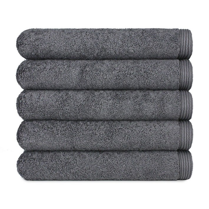 송월 몬테스 40수 500g 바스타월, 5개, 다크그레이