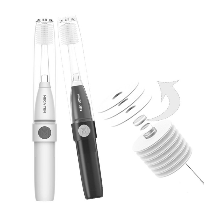 메가텐 360도 성인용 음파진동칫솔 루미2 6단  8단