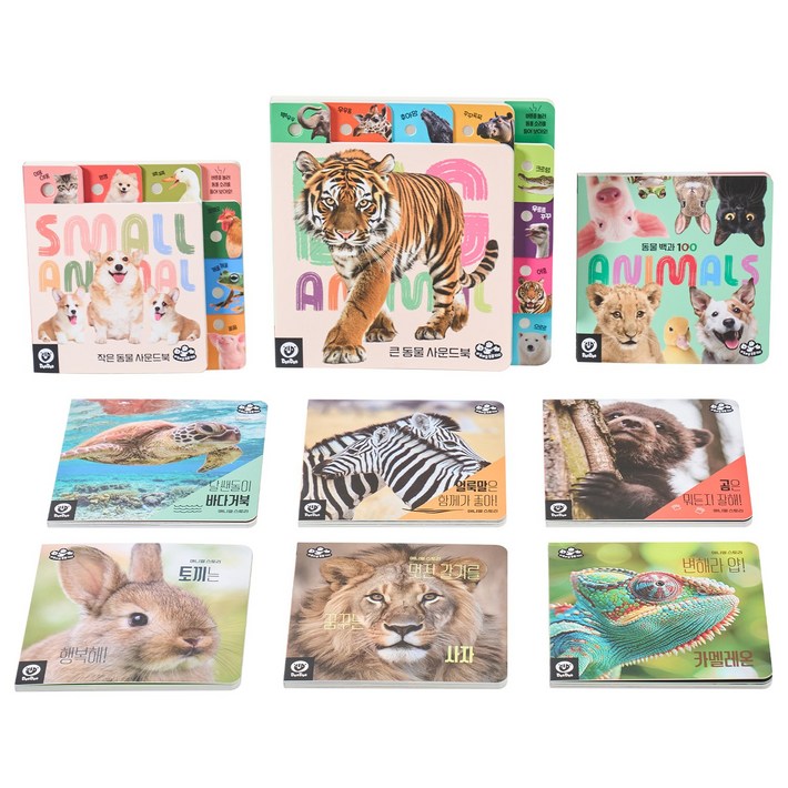 두두스토리 와글와글 동물 100 사운드북 포함 총 9종 세트, 1개