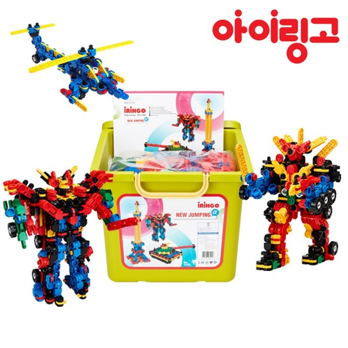 아이링고 인기BEST 선택 뉴점핑 알파 뉴스타터세트 관절 블럭 장난감, 선택03뉴점핑 620pcs, 1개