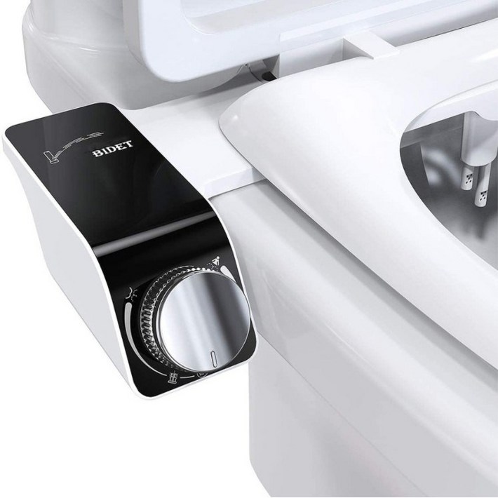 홈조이 이중노즐 울트라 슬림 실속형 비데 자동 세척, 단일 색상