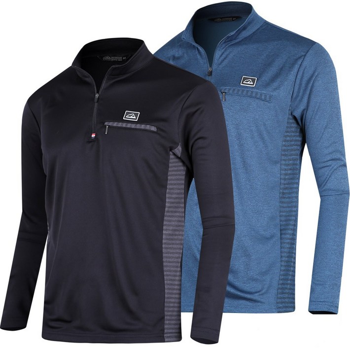 미루나무 남성 봄 가을 편안한 등산복 작업복 티셔츠 카모쿤