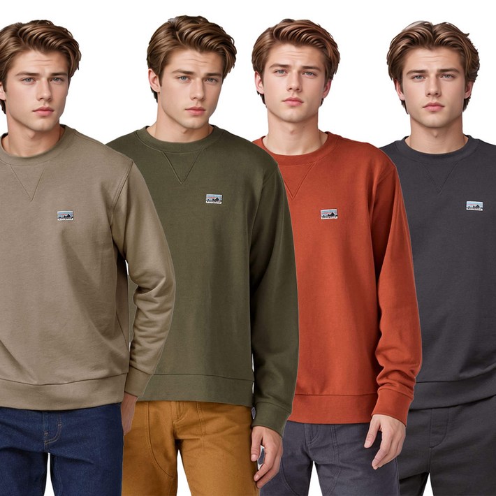 파타고니아 커풀룩 데일리 크루넥 라운드 맨투맨 티셔츠 SY003