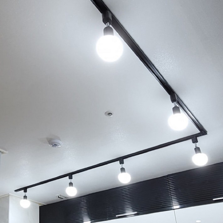 삼팔글로벌 볼 자유봉 레일조명 인테리어 조명 카페 매장 주방 거실 포인트조명 모던 디자인 빈티지 전구형 레일등
