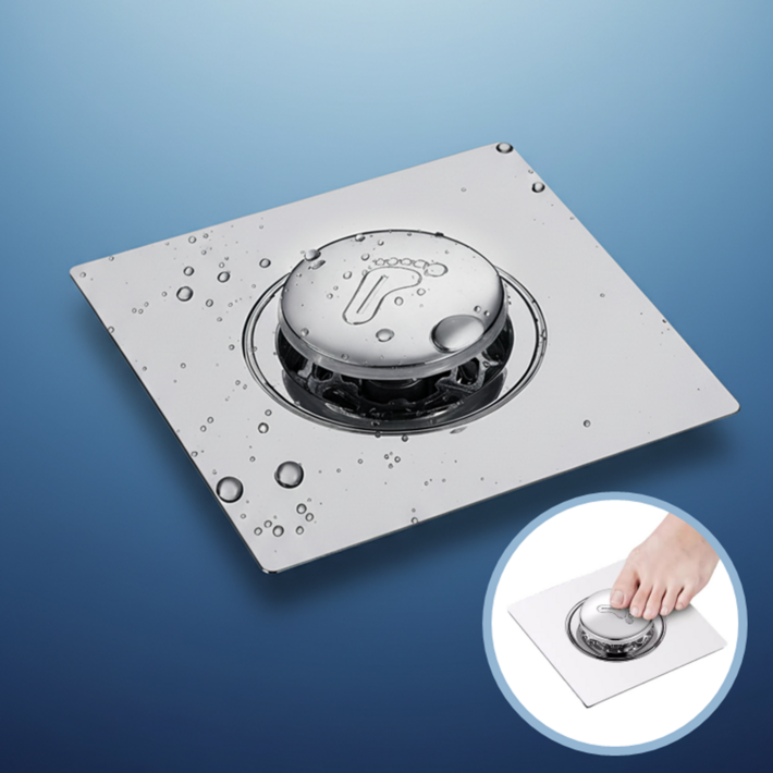 무무비 풋클릭 냄새차단 배수구 트랩 배수구 냄새 악취차단 유가 육가 화장실유가