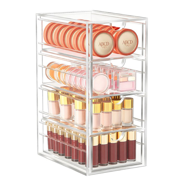 Kipnos 투명창 서랍 다용도 펜트리 수납 정리함 리빙박스 서랍 정리함 수납함 팬트리 정리함