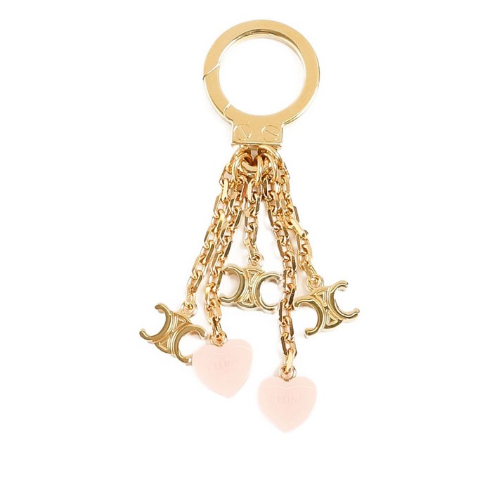 셀린느 하트 참 케이블 링크 키링