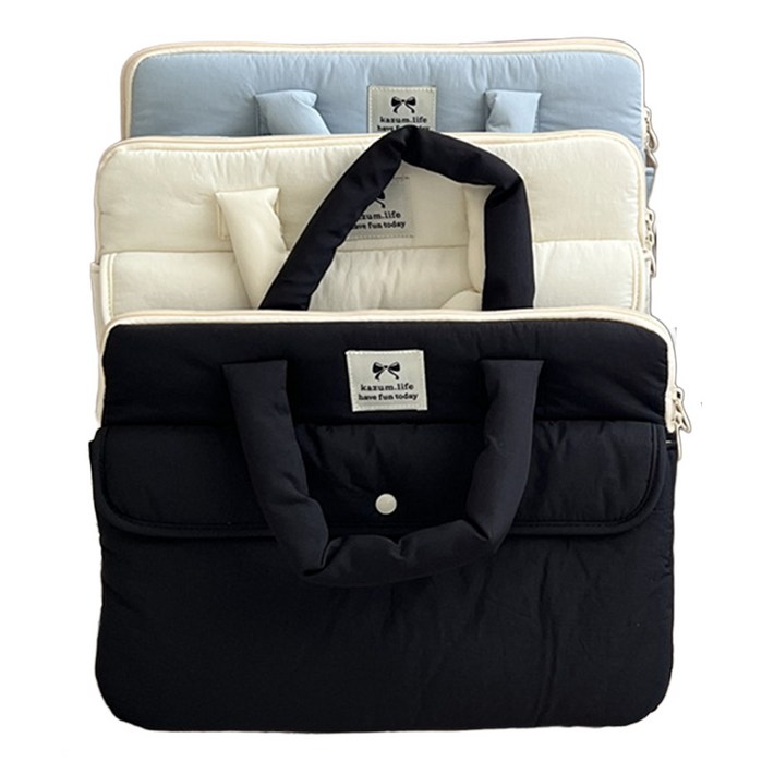 NOMERO 충격흡수 노트북가방 아이패드 11인치 16인치, 화이트