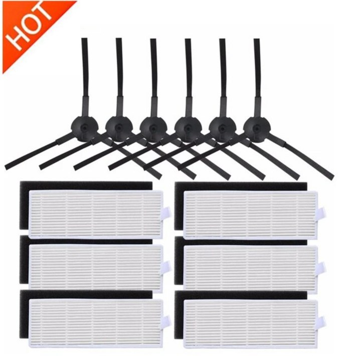 메인 브러시 HEPA 필터 사이드 기본 먼지 ilife a4s a40 로봇 진공 청소기 부품 chuwi 액세서리