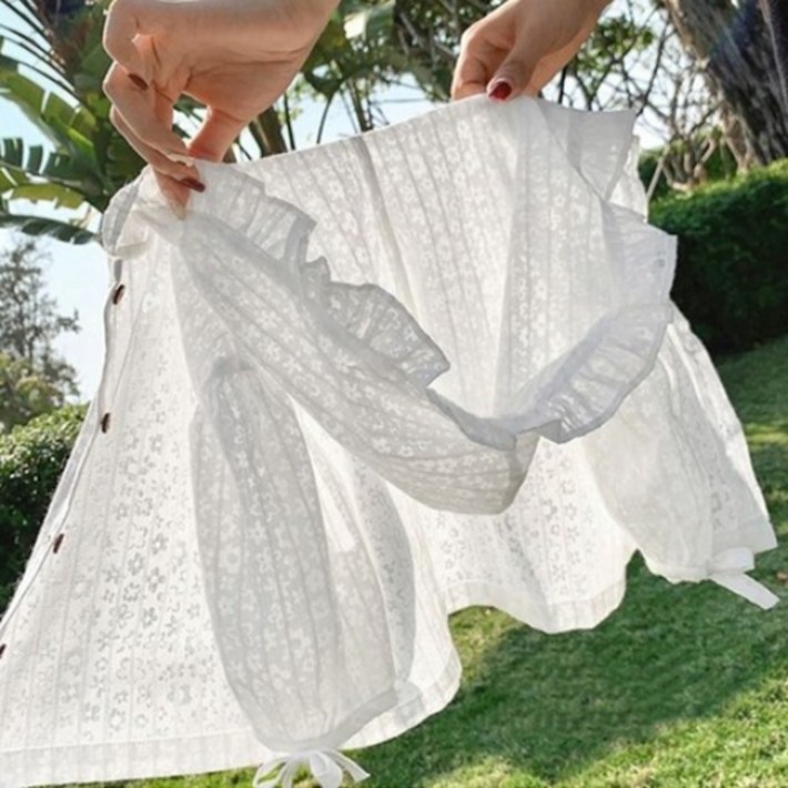 아사펀칭플라워점퍼