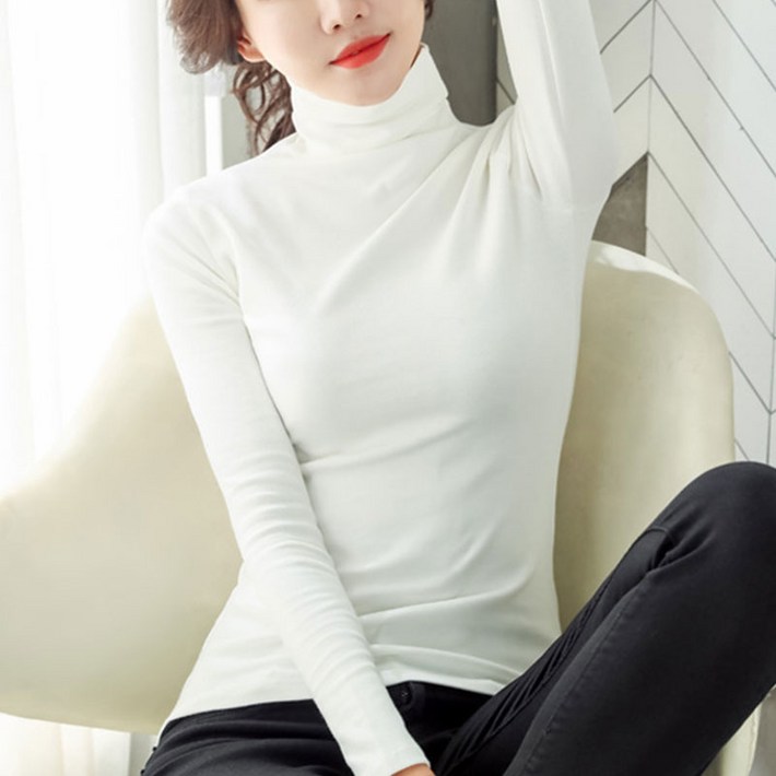메이징초이스 폴라티 이너 슬림 목티