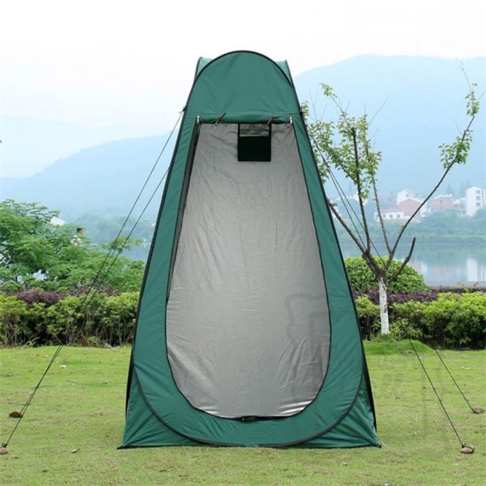 야외 경량 캠핑 이동식 탈의실 샤워 텐트