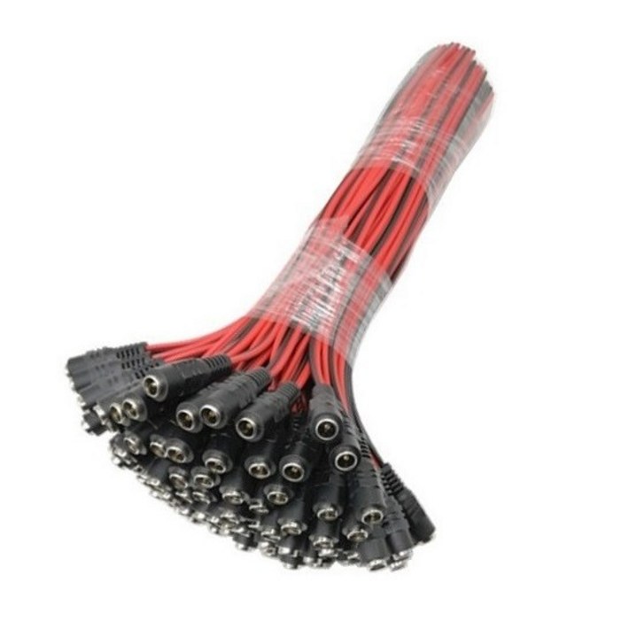 묶음할인 DC5.5 2.1 DC5.5 x 2.1mm 제작형 케이블 25Cm DC잭 DC전원 DC연장