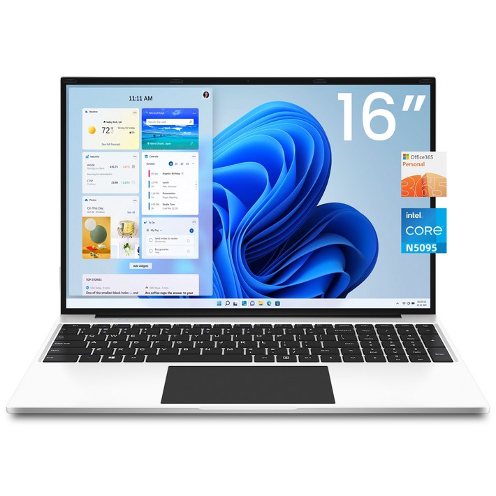 JUMPER 2025 노트북 16인치 화면 대형 office 365 셀러론 N5095 512GB SSD128GB eMMc 16GB RAM사무용 WIN11 home, 흰색, S7MAX, 640GB, 16GB, WIN11 Home JUMPER 2025 노트북 16인치 화면 대형 office 365 셀러론 N5095 512GB SSD128GB eMMc 16GB RAM사무용 WIN11 home, 흰색, S7MAX, 640GB, 16GB, WIN11 Home