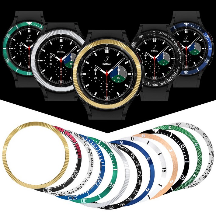 타임스토리 베젤링 갤럭시워치4 클래식 46mm 호환, 워치4 클래식 46mm A1 실버