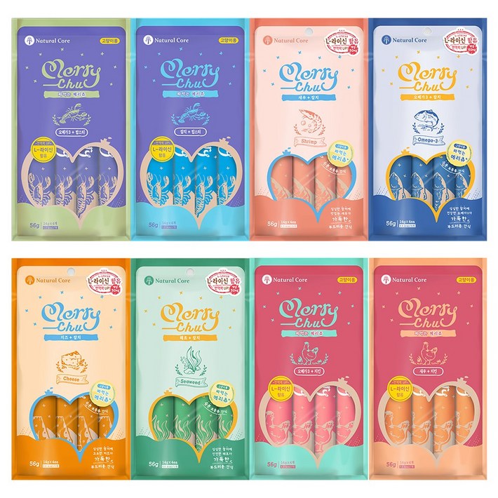 네츄럴코어 - 메리츄 고양이 츄르 간식