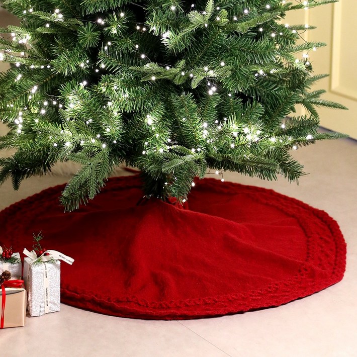 조아트 트리스커트 장식, 퀼팅 레드 90, 1개