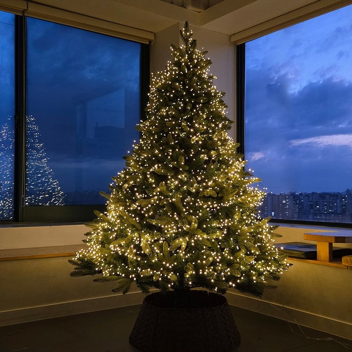 에버렐 네츄럴 감성 크리스마스트리 트렌디한 투톤 PE 트리 세렐