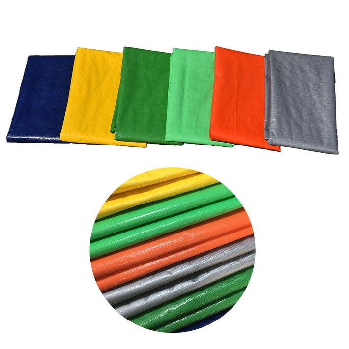 프리미엄 최고급 국산 방수 천막 놀이 매트 그라운드 시트 주문제작, 노랑색