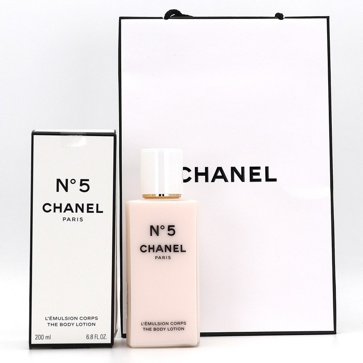 샤넬 백화점정품 넘버5 바디로션 쇼핑백동봉