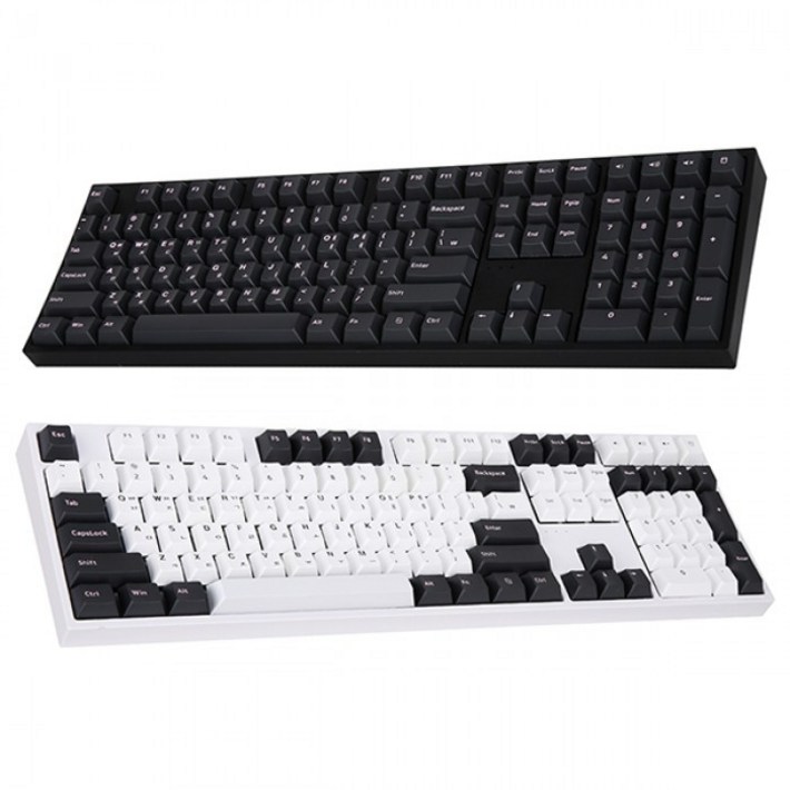 COX COX CK108 BT 게이트론 블루투스 5.0 기계식 게이밍 키보드 화이트, 청축