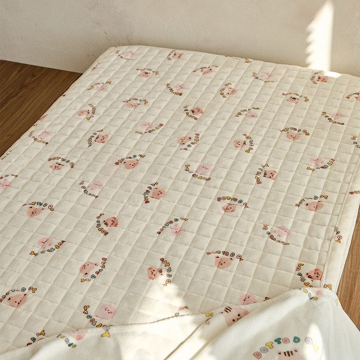 돗투돗 베베허그 플라넬 극세사 논슬립 패드