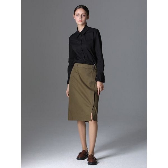 EnC A라인 코튼 스커트P34837397H1828301