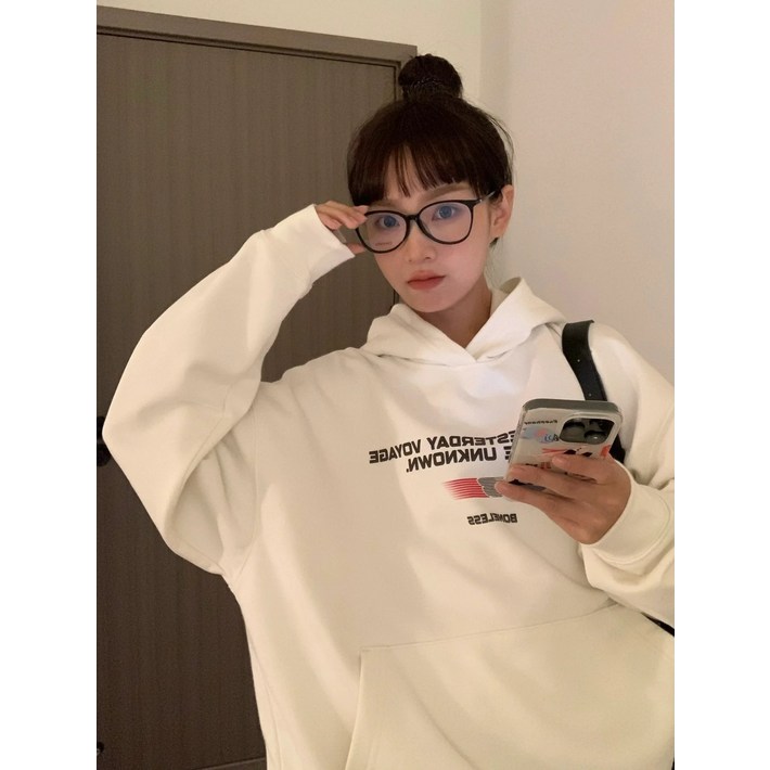 백카라 더블후드 레터링 맨투맨 식모화면복합실버폭스400g