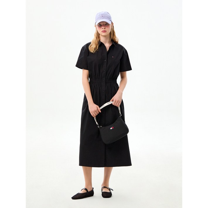 타미힐피거 포플린 셔츠 맥시 원피스 T32G1WOP30TWT2BDS