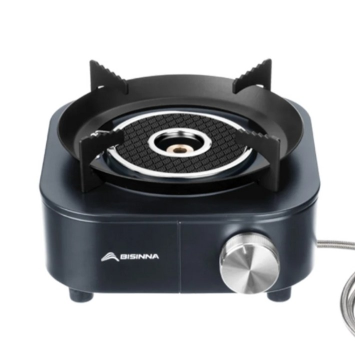 BISINNA 4000W 고출력 적외선 스토브 캠핑용 휴대용 분할형 경량 피크닉 하이킹, 다크블루